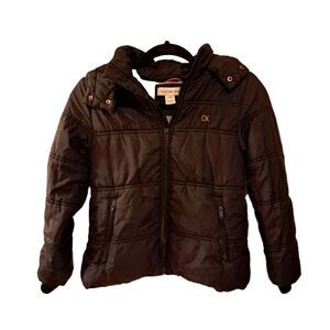 Calvin Klein Jeans Boy's Black Puffy Jacket